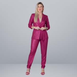 Conjunto Blazer Calça em Paetê