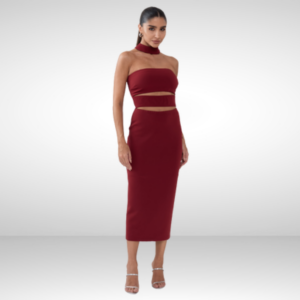 Vestido Karina Tomara que Caia - Vinho