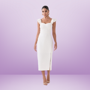 Vestido Soraya Em Alfaiataria Off White