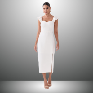 Vestido Solange Em Alfaiataria Off White