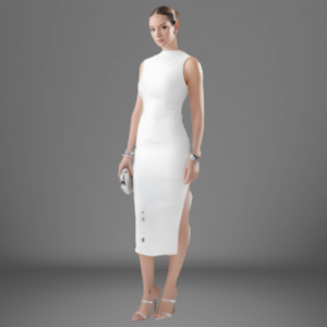 Vestido Lucy Midi Off White