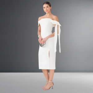 Vestido Malva Ombro a Ombro