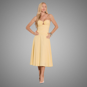 Vestido Priscila Midi em Tricoline