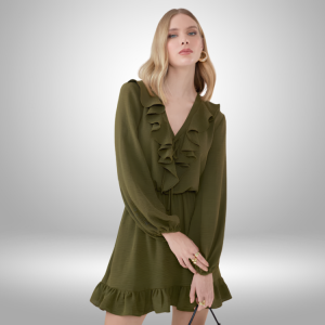 Vestido Leandra Curto em Crepe