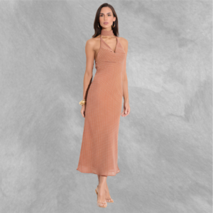 Vestido Lícia Midi em Poá