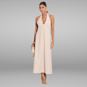 Vestido Teka em Alfaiataria Sarjada 