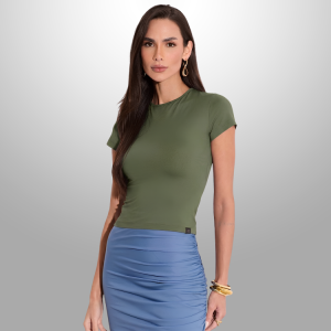 Blusa Dany Básica em Malha