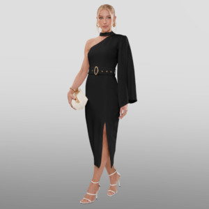 Vestido Claudia Midi em Alfaiataria