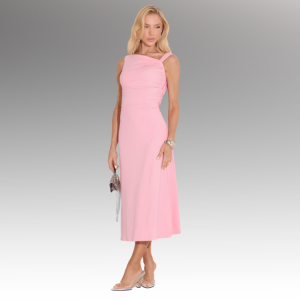 Vestido Zora Midi em Malha Encorpada