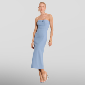 Vestido Jaci Midi em Bengaline