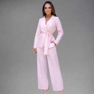 Conjunto Mariana em Alfaiataria Rosa